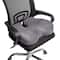 Mind Reader 18" Gray Memory Foam Chair Orthopedic Seat Cushion